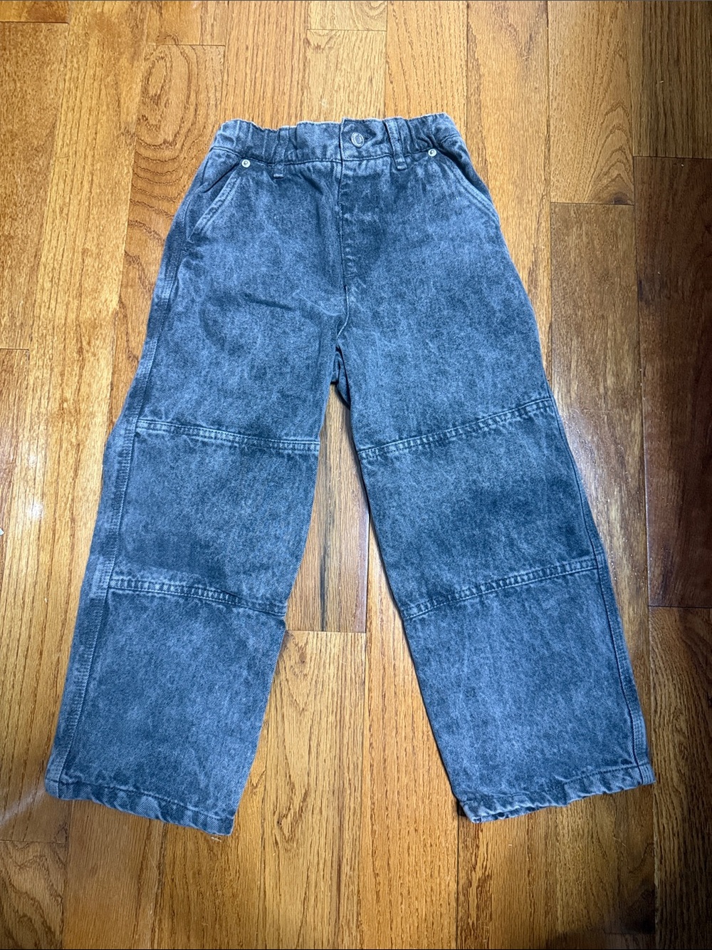 Zara Kids Black Washed Denim Jeans